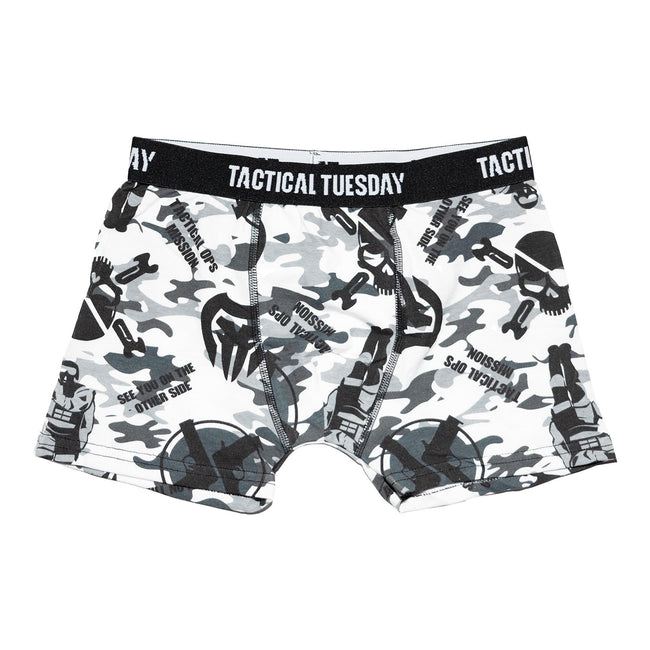 Multicoloured - Side - Floso Boys Gamer Days of the Week Cotton Blend Boxer Shorts (Pack of 7)