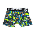 Multicoloured - Close up - Floso Boys Gamer Days of the Week Cotton Blend Boxer Shorts (Pack of 7)