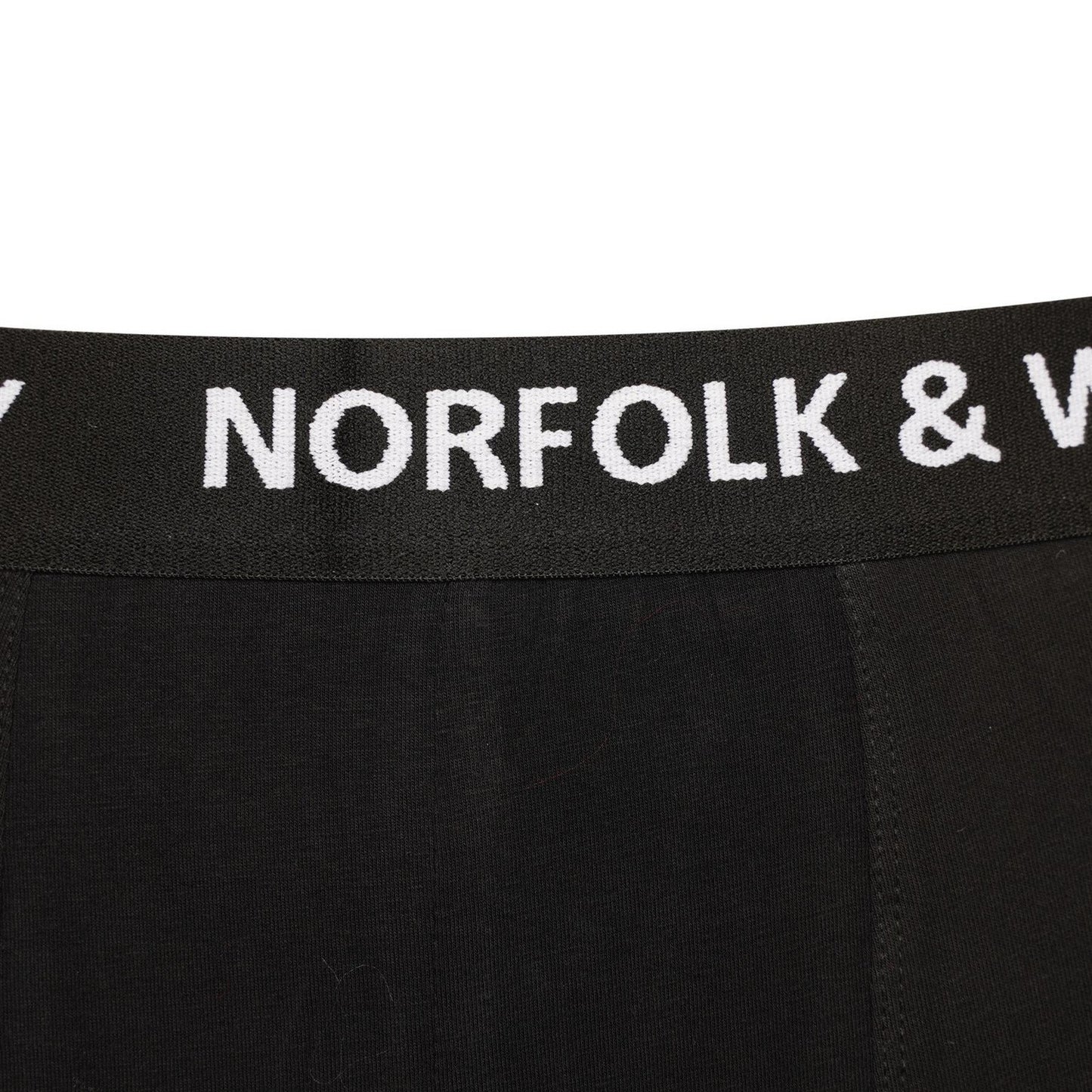 Blue-Black-Red-Royal Blue-Burgundy-Dark Grey - Pack Shot - Norfolk & Way Mens Cotton Blend Boxer Shorts (Pack of 6)