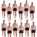 Black - Close up - Harte & Soul Mens Plain Bamboo Boxer Shorts (Pack of 12)