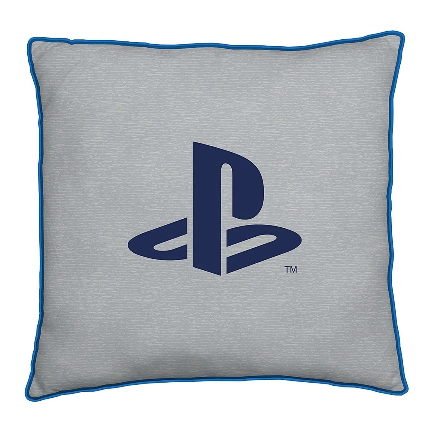 Grey-Blue - Back - Playstation Classic Square Filled Cushion
