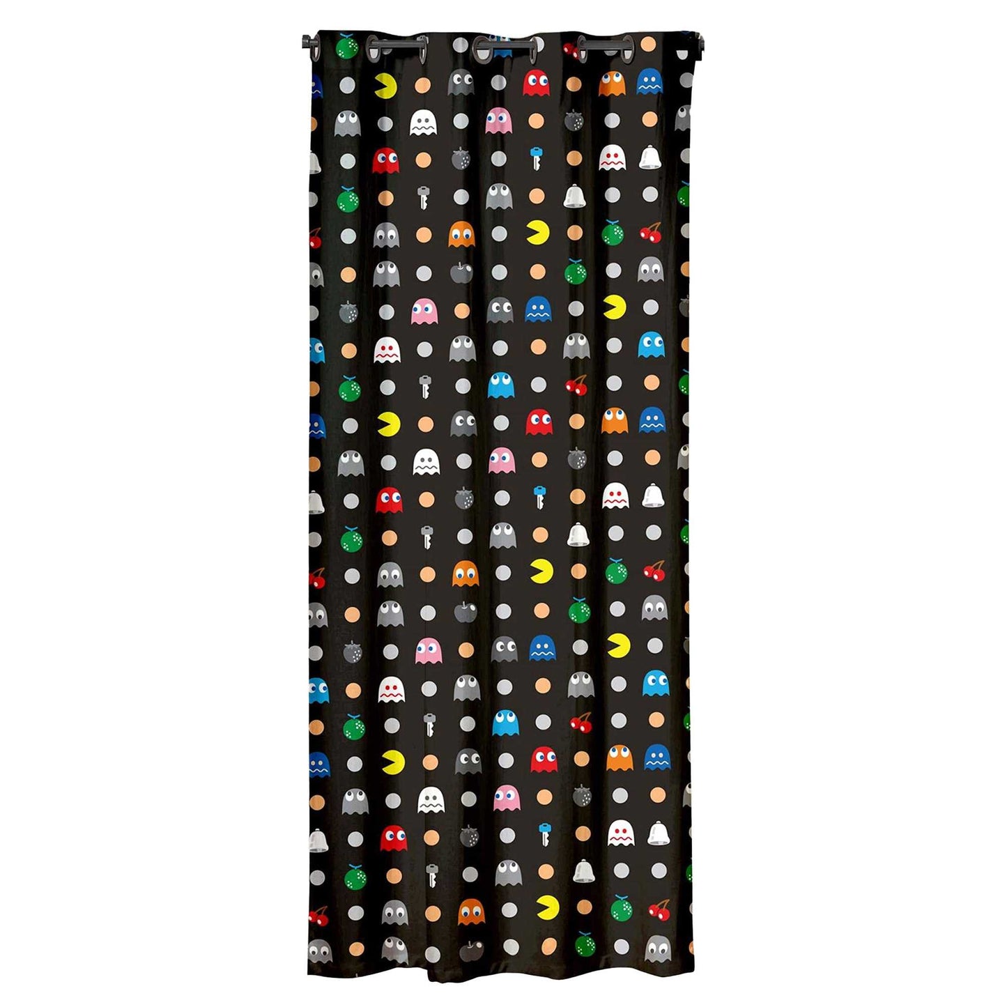 Multicoloured - Back - Pac Man Maze Curtains