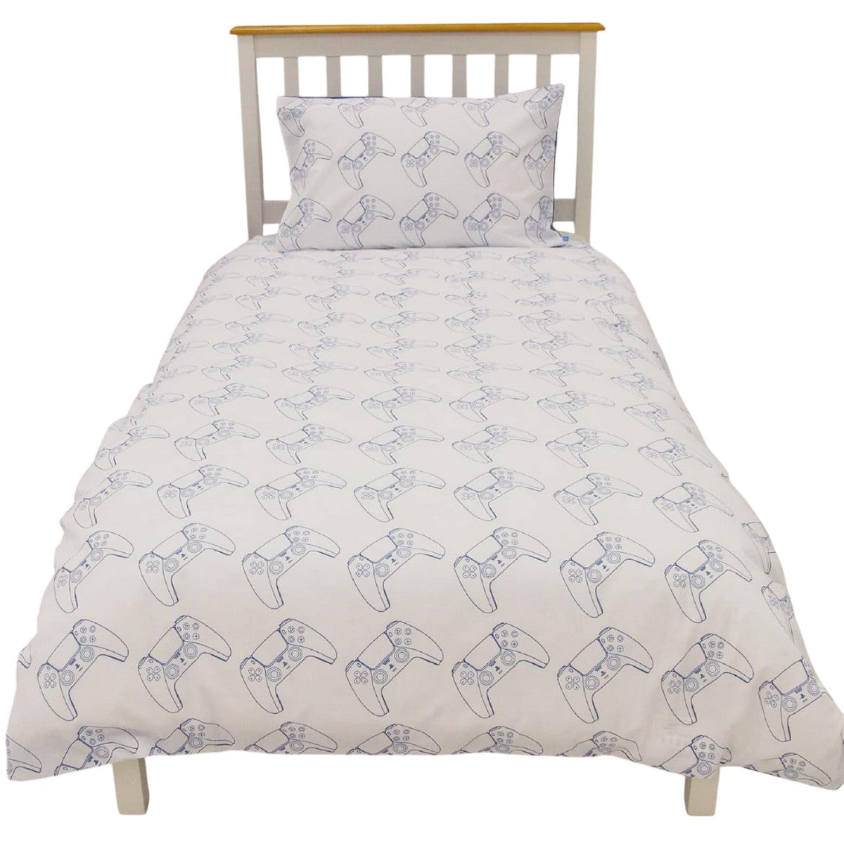 Blue - Pack Shot - Playstation Game Controller Reversible Duvet Set
