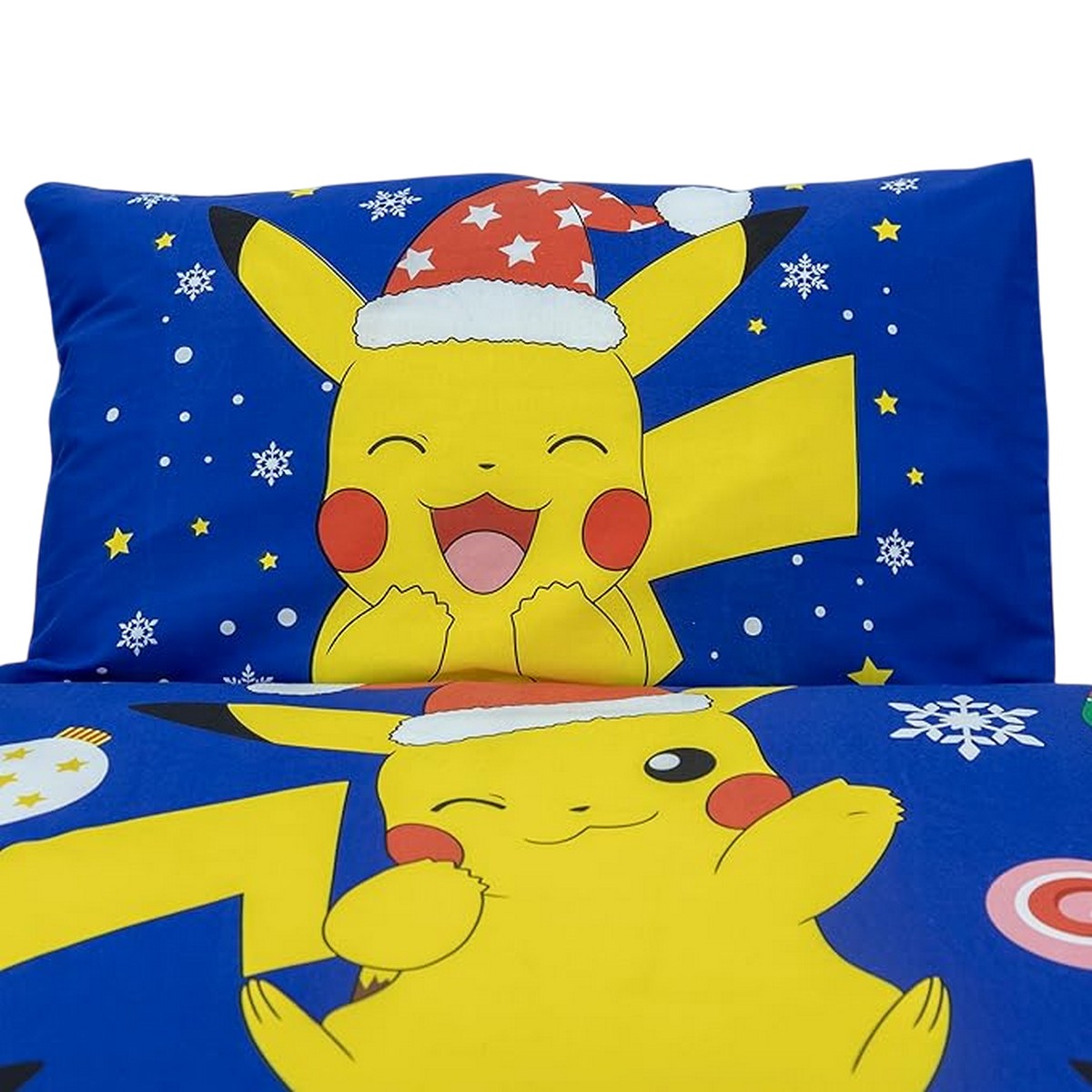Blue-Yellow - Lifestyle - Pokemon Christmas Reversible Duvet Set