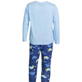 Blue-Grey - Side - Bluey Childrens-Kids Characters Long Pyjama Set