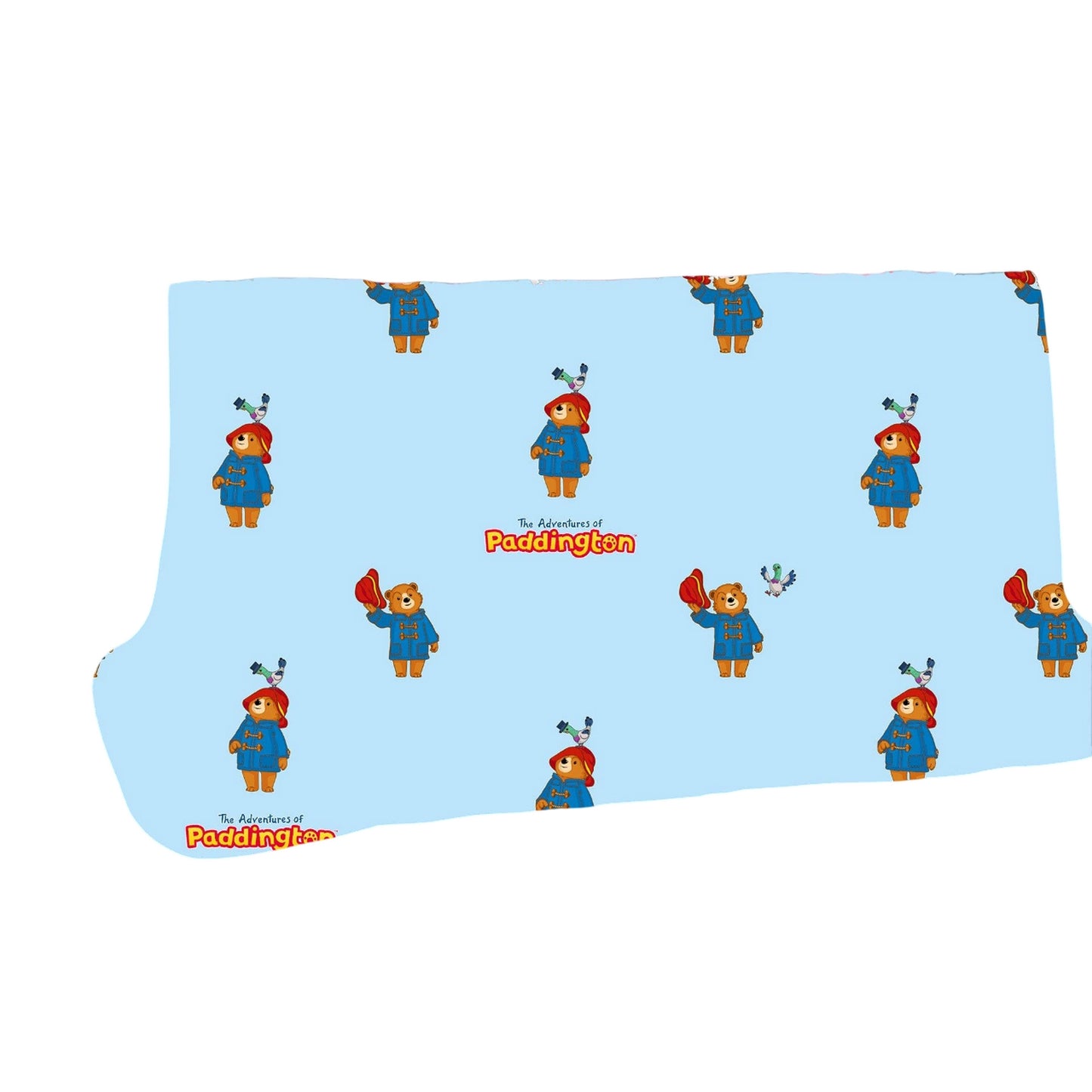 Blue-Red - Side - Paddington Bear Fleece Blanket