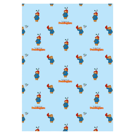 Blue-Red - Front - Paddington Bear Fleece Blanket