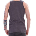 Grey - Back - Heatforce Mens Thermal Vest (Pack of 3)