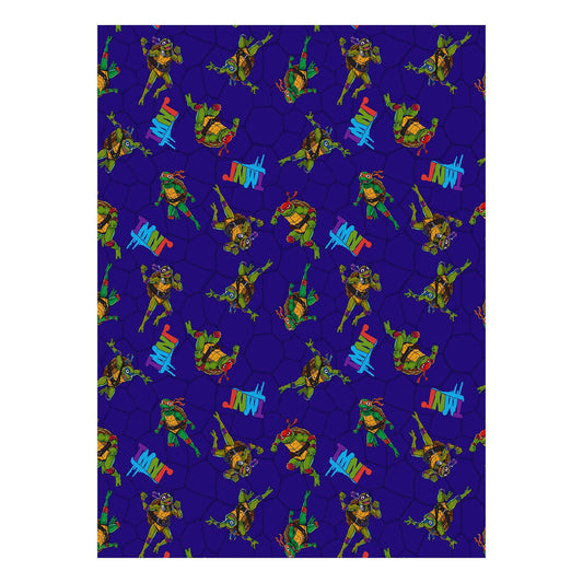 Multicoloured - Front - Rise Of The Teenage Mutant Ninja Turtles Fleece Turtles Blanket