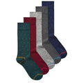 Multicoloured - Front - Ex Store Mens Spotted Cotton Socks (Pack of 10)