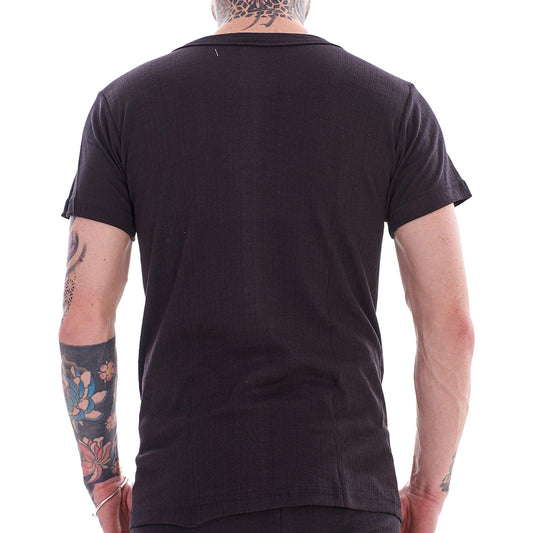 White - Front - Keanu Mens Thermal T-Shirt (Pack of 3)