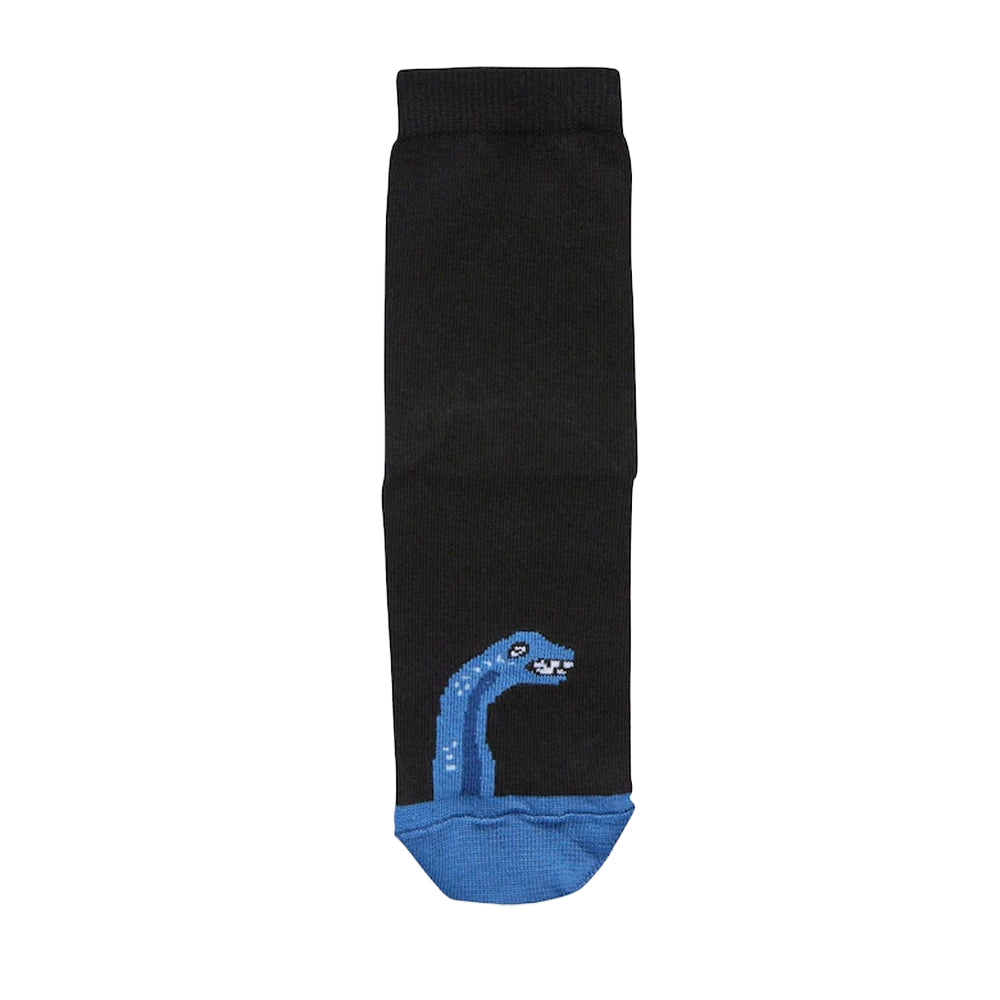 Multicoloured - Close up - Ex Store Childrens-Kids Dinosaur Cotton Socks (Pack of 7)
