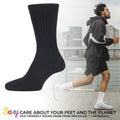 Black - Lifestyle - Soxy Mens Cotton Socks (Pack of 20)