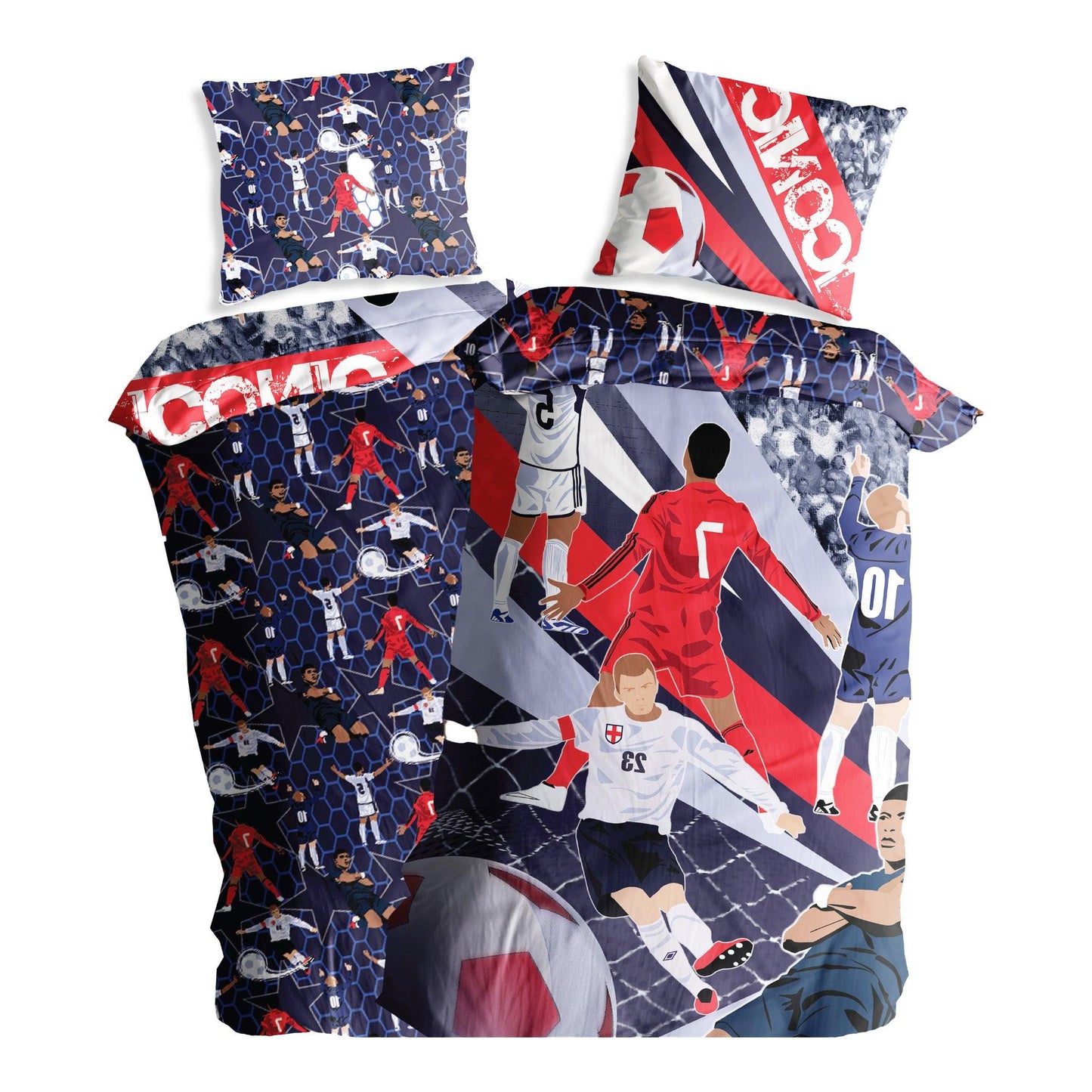 Multicoloured - Lifestyle - K Collection Its Coming Home Iconic Panel Duvet Set