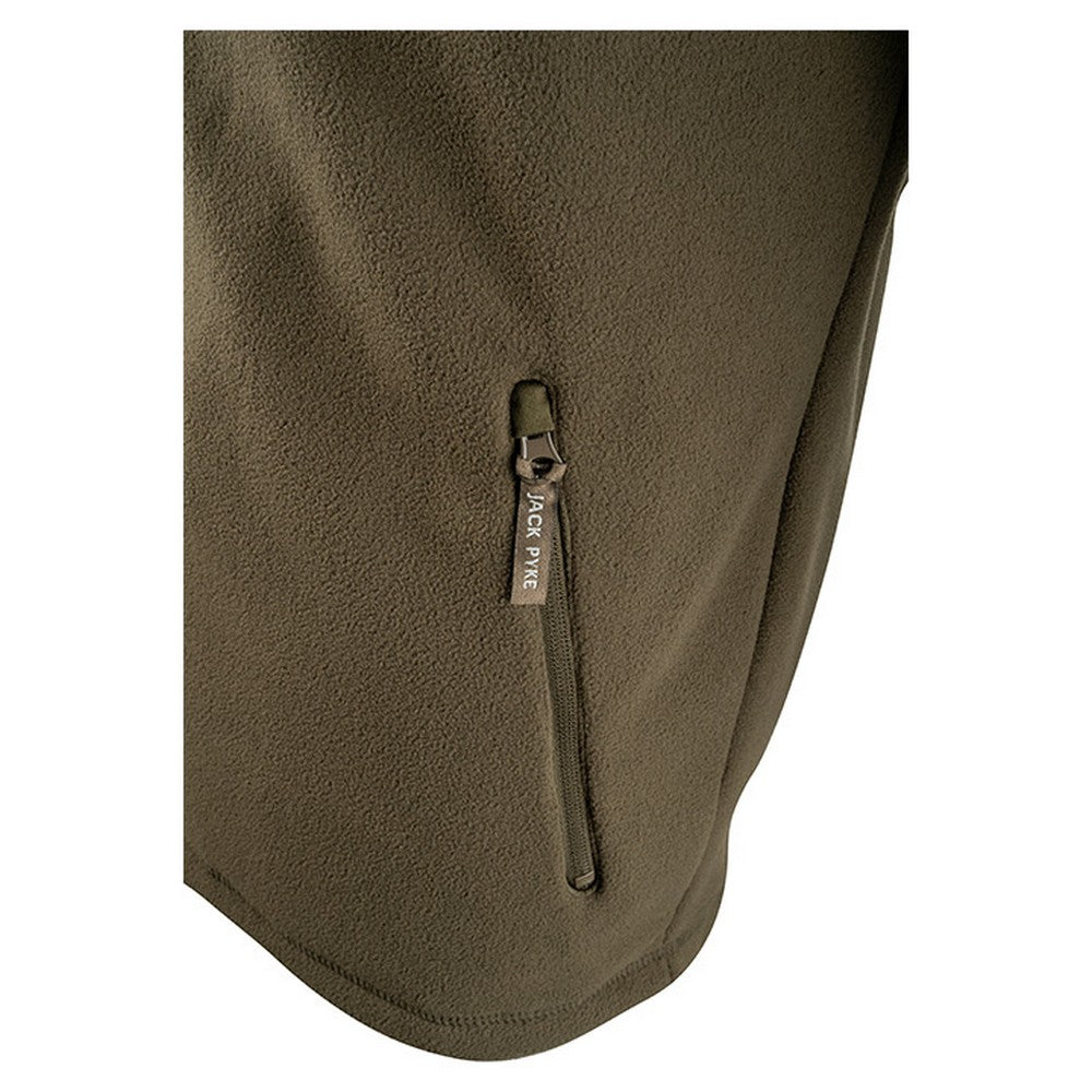 Green - Pack Shot - Jack Pyke Mens Weardale Fleece Jacket