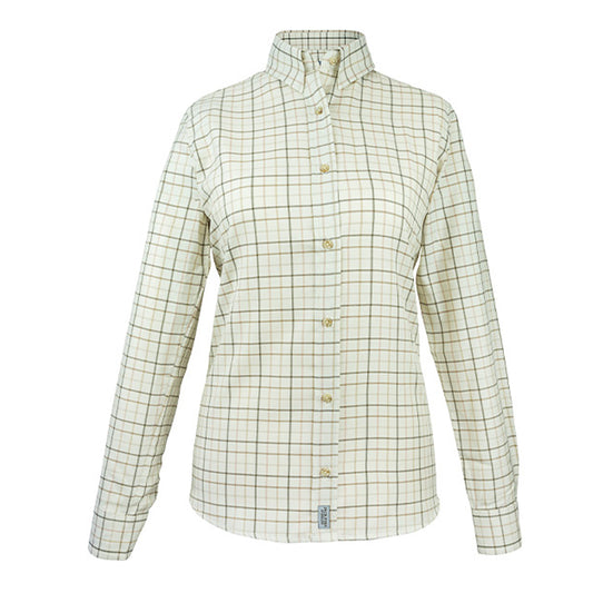 Brown - Front - Jack Pyke Womens-Ladies Countryman Checked Shirt