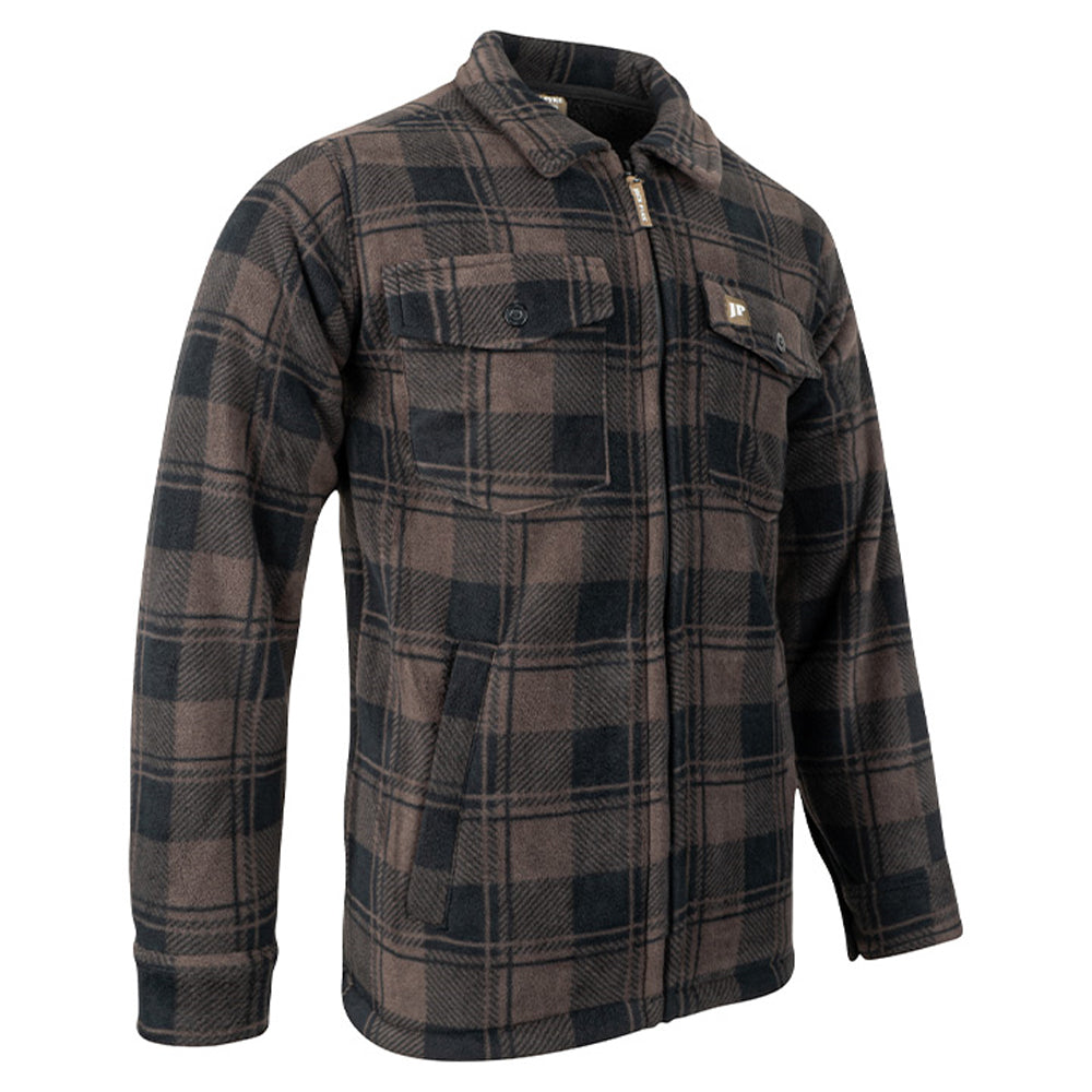 Brown - Lifestyle - Jack Pyke Mens Tundra Checked Shirt