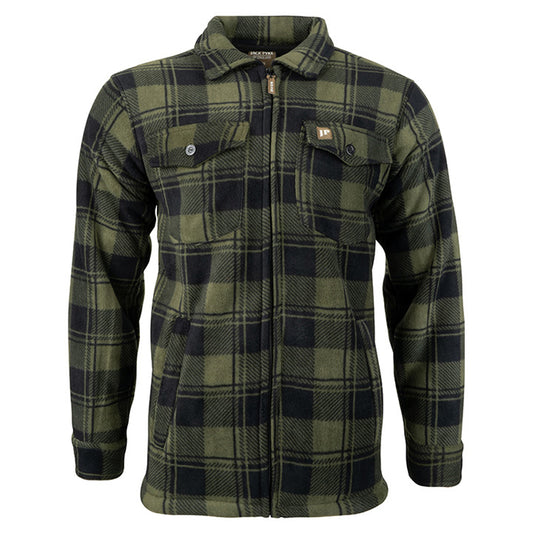 Green - Front - Jack Pyke Mens Tundra Checked Shirt