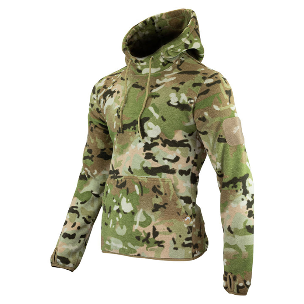 Camo Green - Lifestyle - Viper Mens Camo Fleece Hoodie