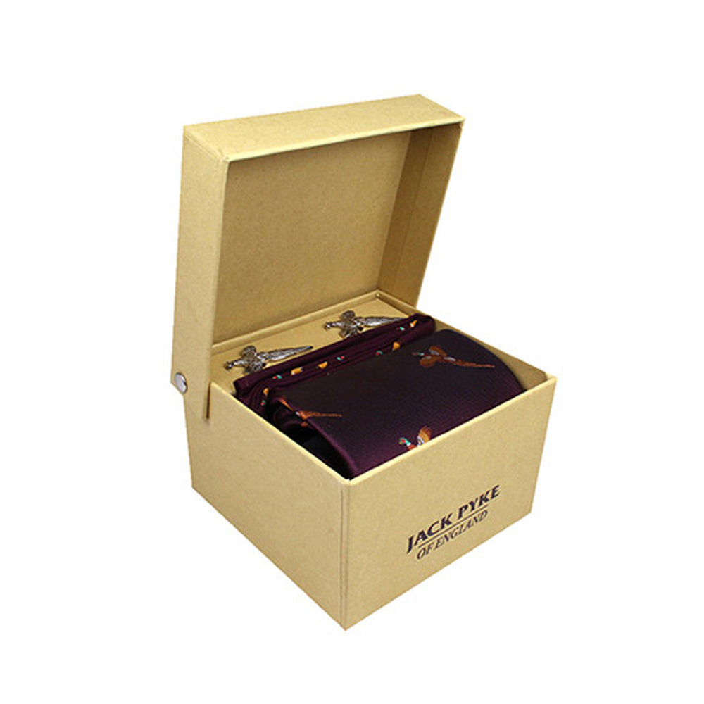 Wine - Back - Jack Pyke Pheasant Cufflink Set