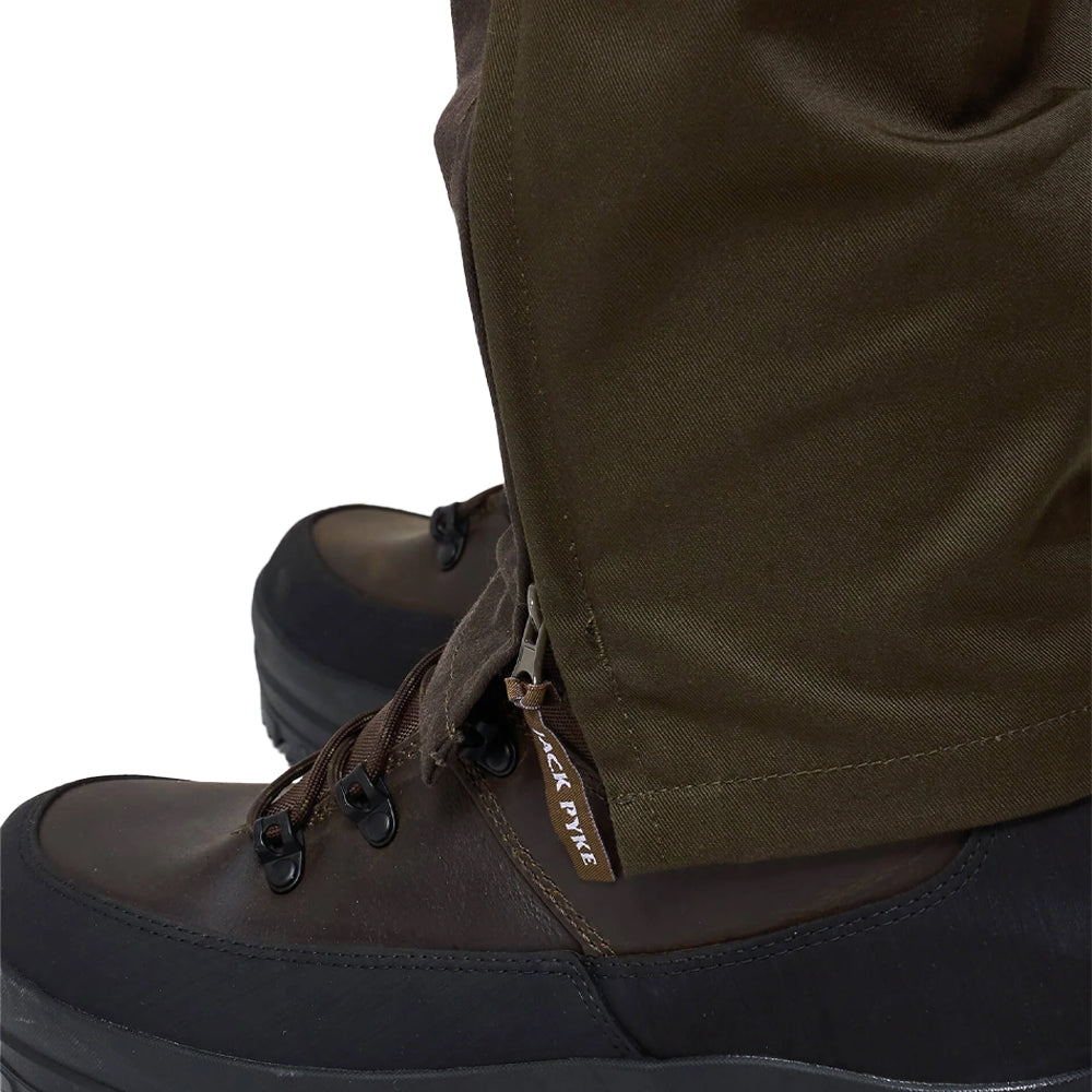 Green - Close up - Jack Pyke Mens Fieldman Trousers