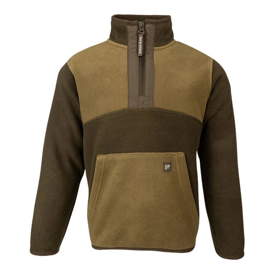 Green - Front - Jack Pyke Childrens-Kids Two Tone Fleece Top