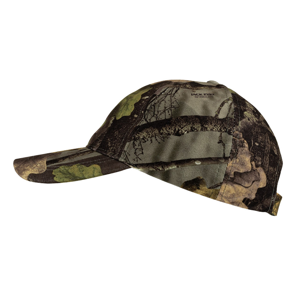 Oak Camo - Side - Jack Pyke Camouflage Stealth Breathtex Baseball Cap