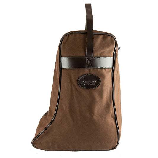 Brown - Front - Jack Pyke Cotton Canvas Boot Bag