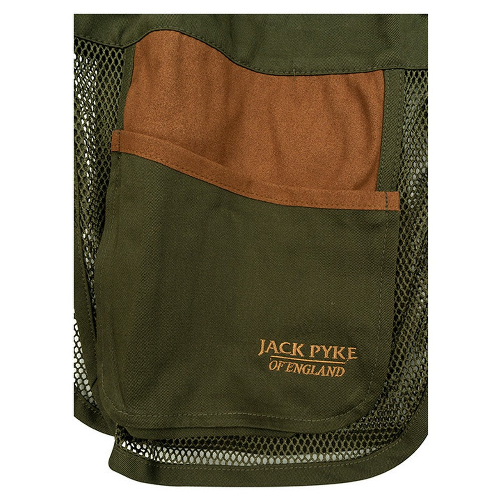 Green - Pack Shot - Jack Pyke Mens Skeet Gilet