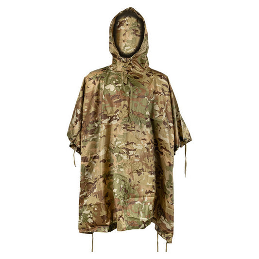 Green - Front - Viper Unisex Adult Camo Waterproof Poncho