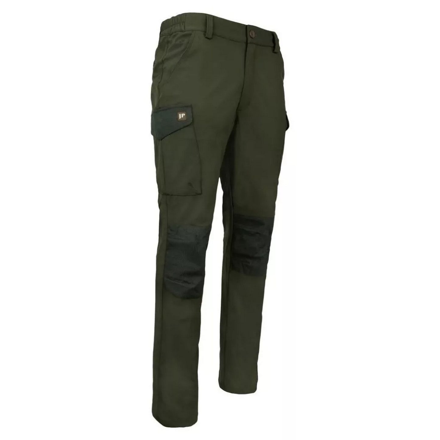 Green - Side - Jack Pyke Mens Softshell Trousers