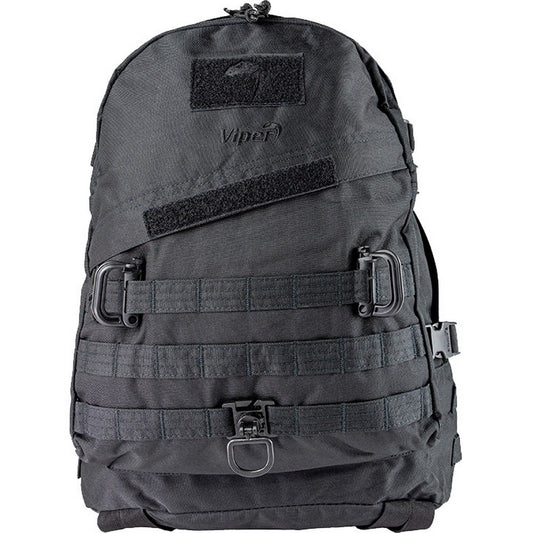Black - Front - Viper Special Ops Plain Backpack