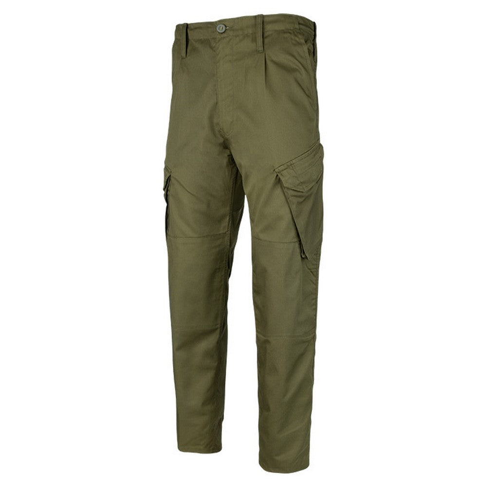 Green - Lifestyle - Viper Mens Camo Cargo Trousers