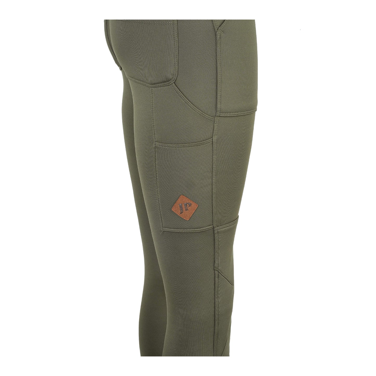 Olive - Lifestyle - Jack Pyke Womens-Ladies Utility Leggings