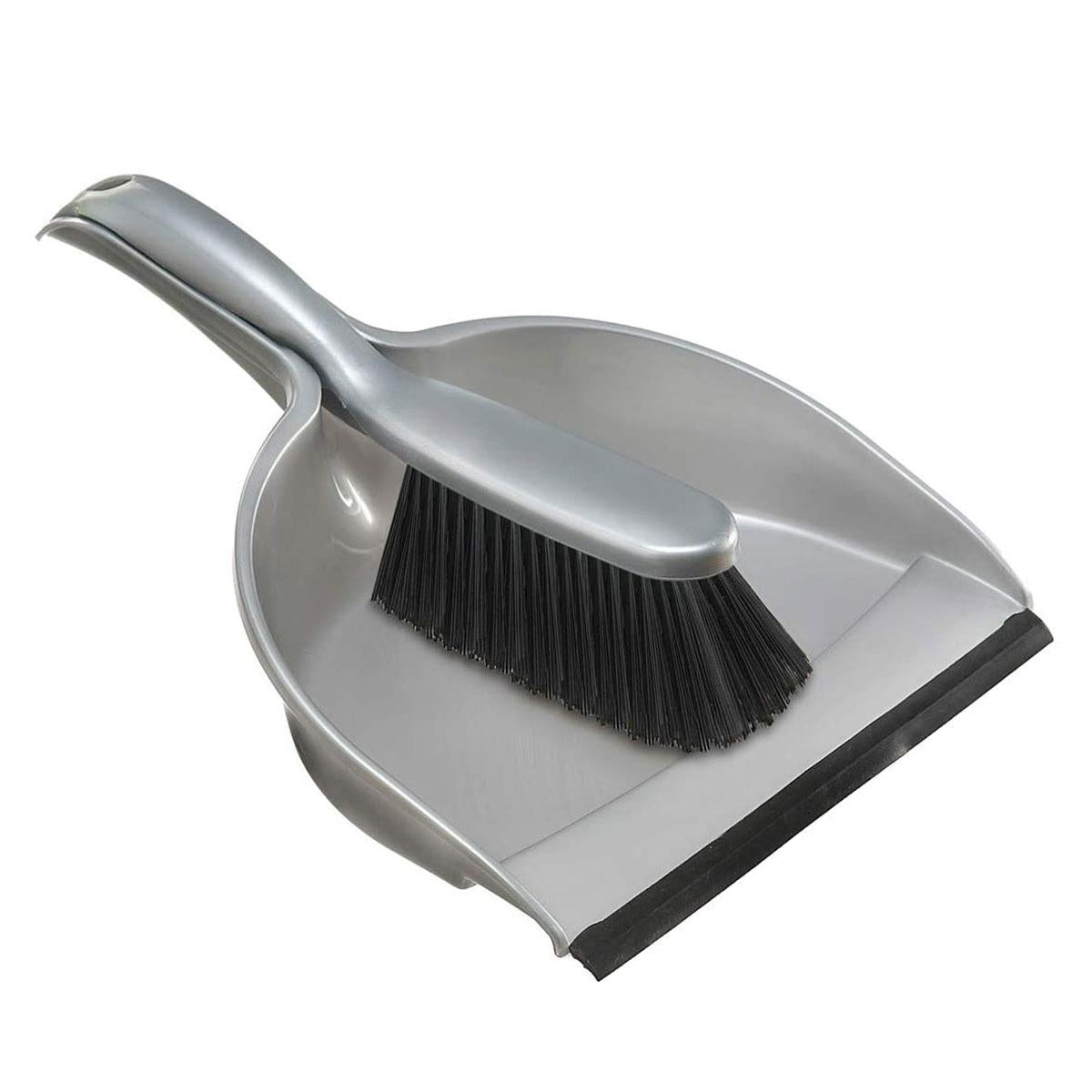 Grey-Black - Back - Harris Seriously Good Dustpan and Brush Set