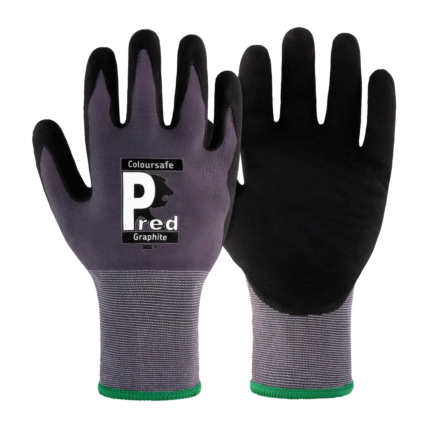 Graphite - Back - Predator Coloursafe Pred Glove (Pack of 10)