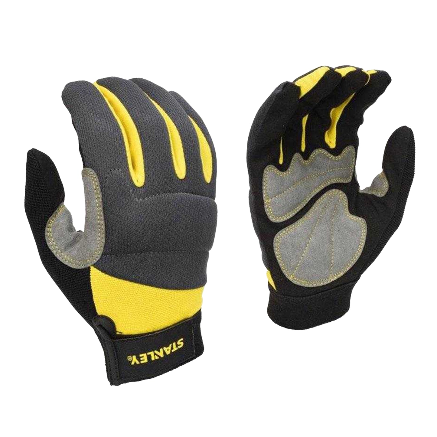 Grey-Yellow - Side - Stanley Performance Work Gloves