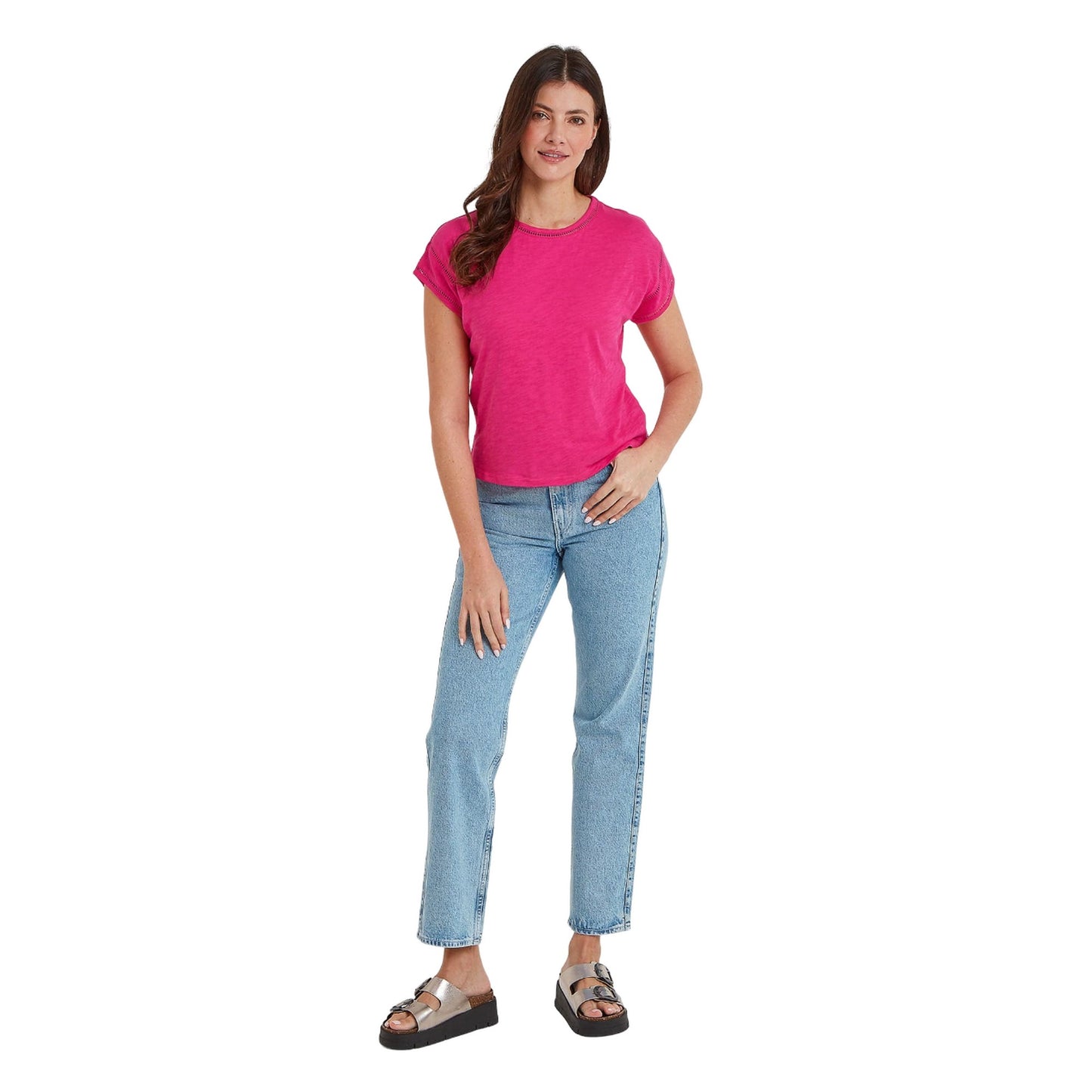 Hibiscus Pink - Lifestyle - TOG24 Womens-Ladies Andrea T-Shirt