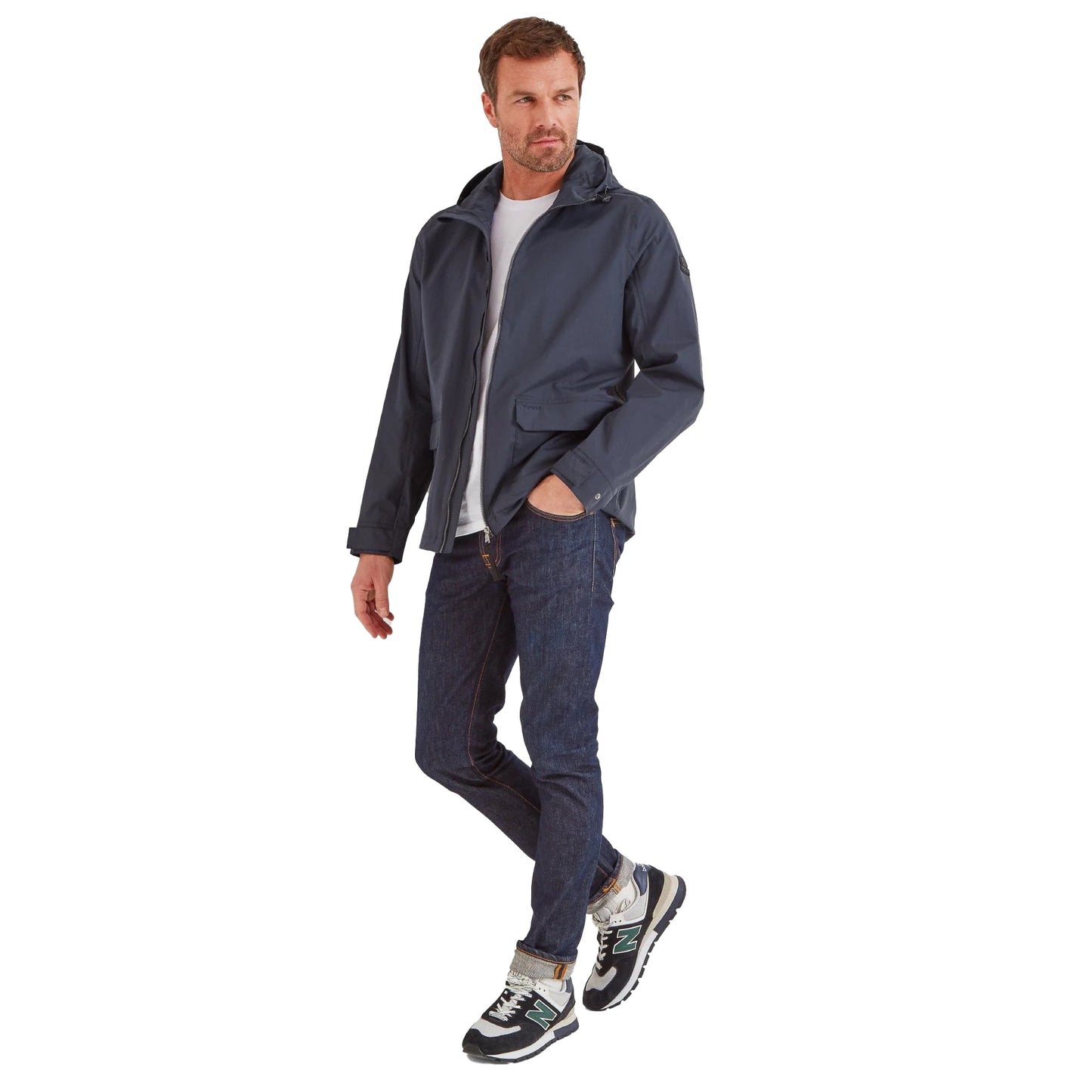 Dark Indigo - Pack Shot - TOG24 Mens Jace Waterproof Jacket