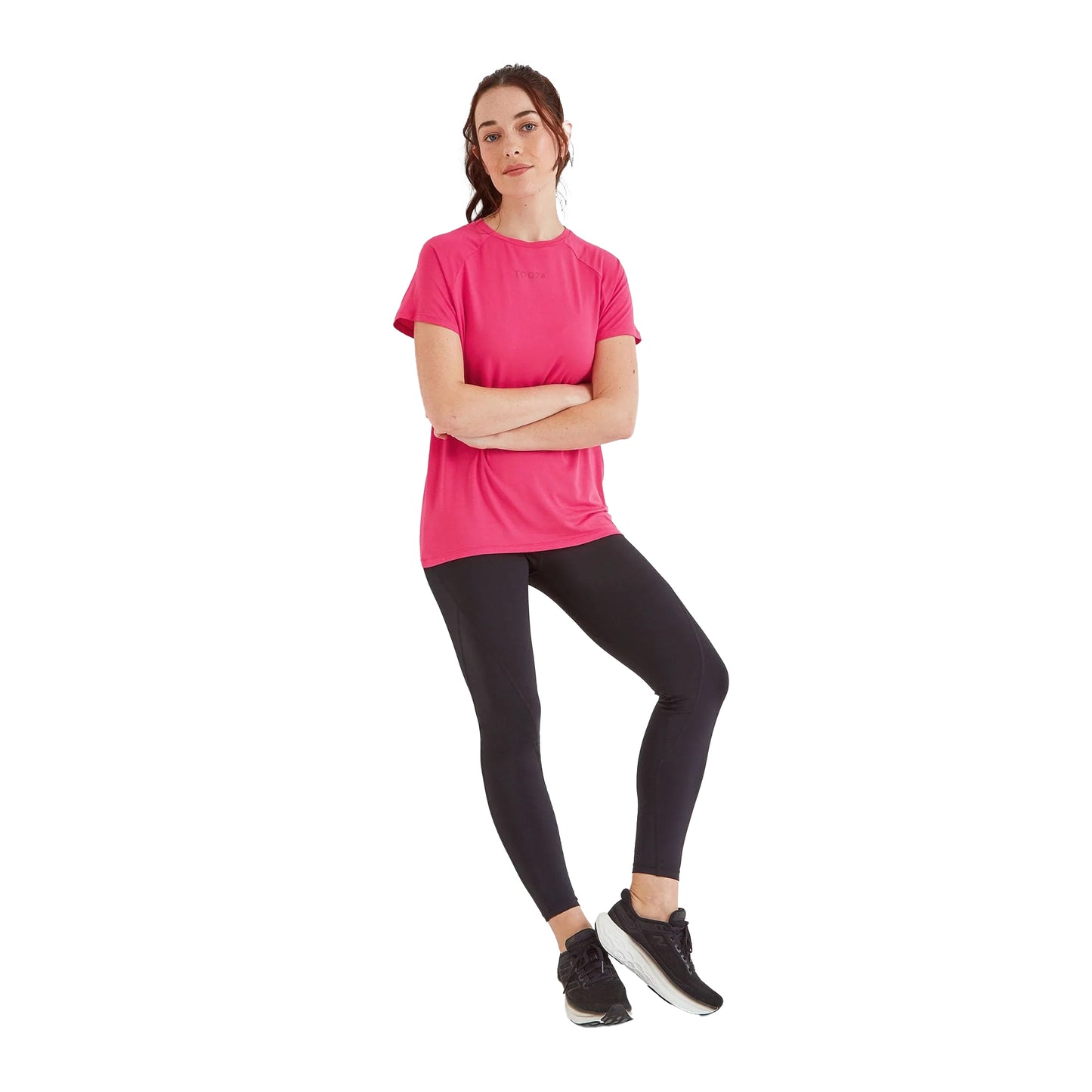 Magenta Pink - Lifestyle - TOG24 Womens-Ladies Bethan Short-Sleeved Technical Top