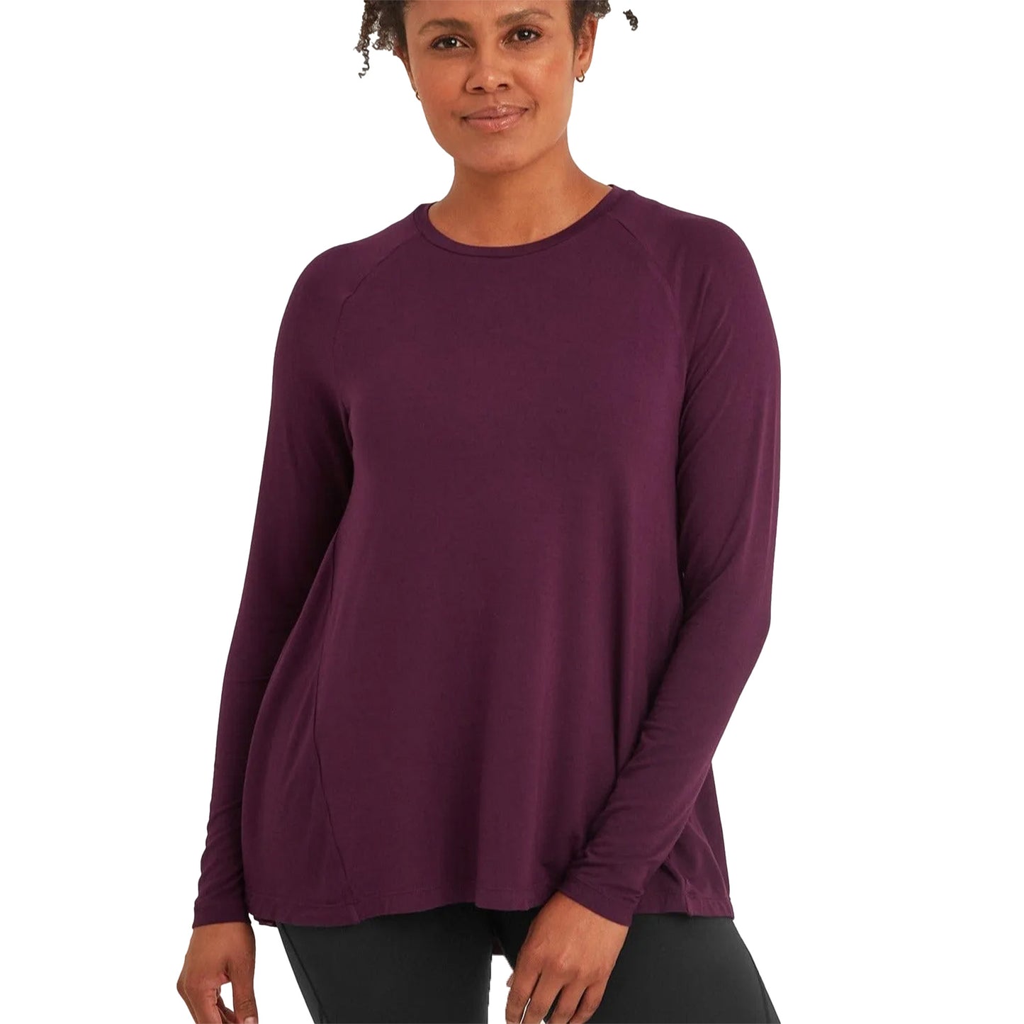 Dark Purple - Side - TOG24 Womens-Ladies Tanton Technical T-Shirt