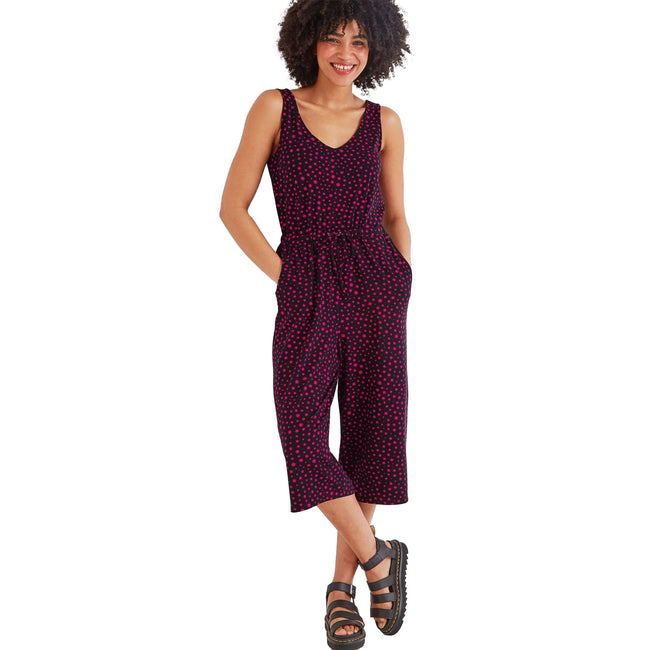 Magenta - Side - TOG24 Womens-Ladies Emmie Star Jumpsuit