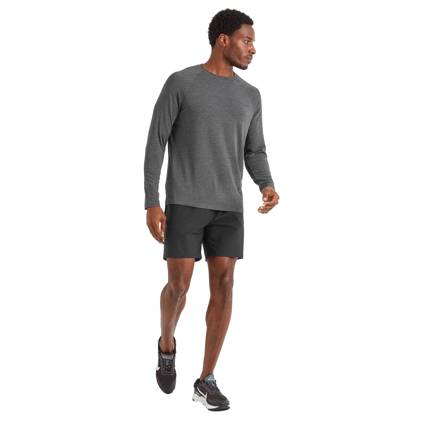 Dark Grey Marl - Lifestyle - TOG24 Mens Clamber Long-Sleeved Top