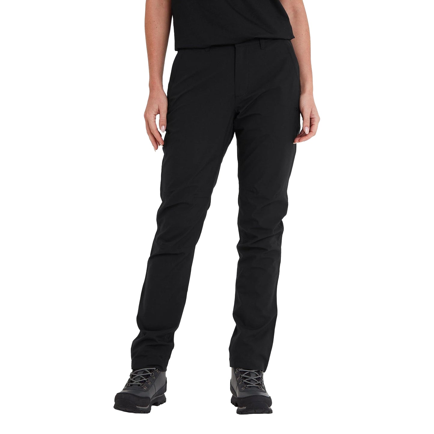 Black - Side - TOG24 Womens-Ladies Silsden Waterproof Trousers