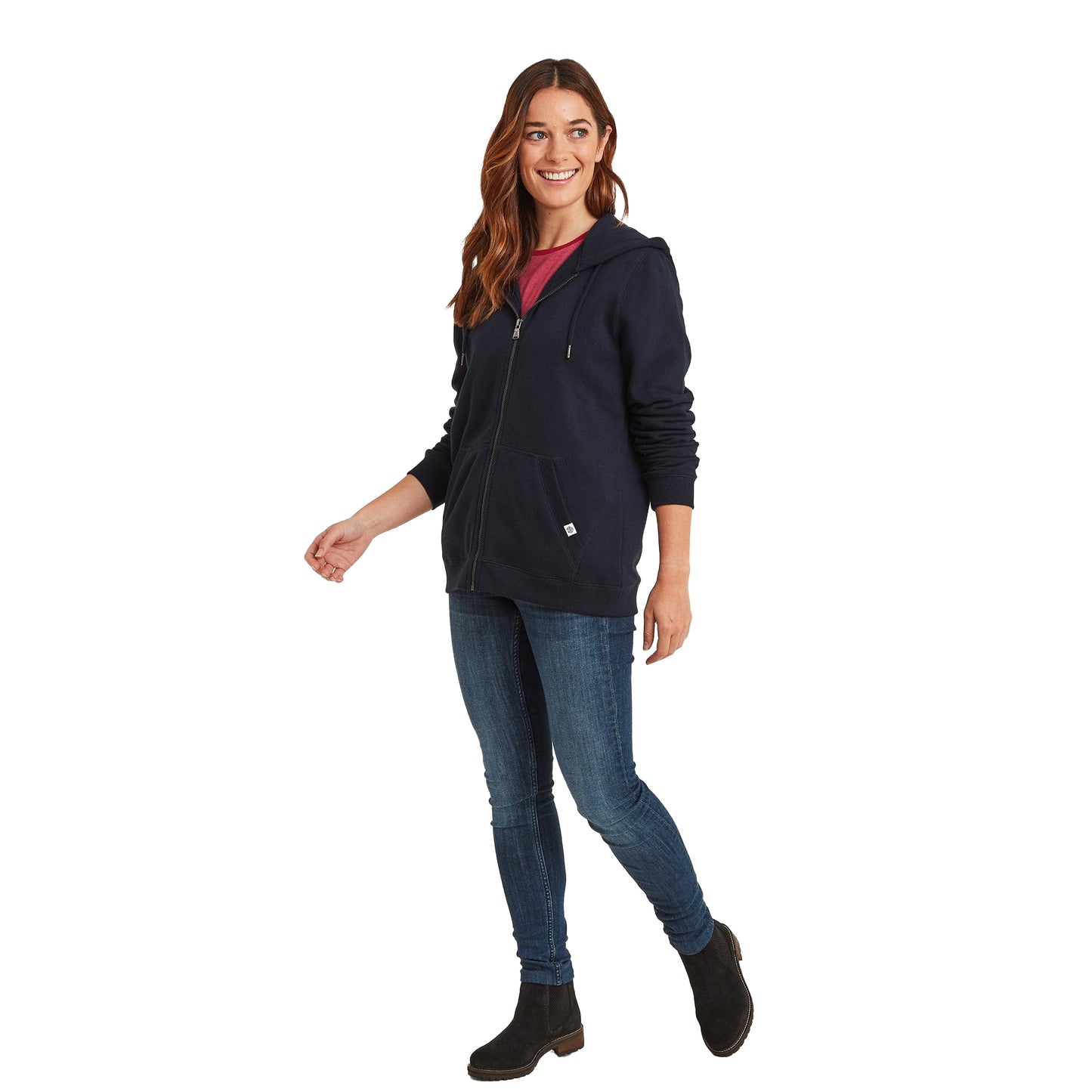 Dark Indigo - Lifestyle - TOG24 Womens-Ladies Mia Full Zip Hoodie