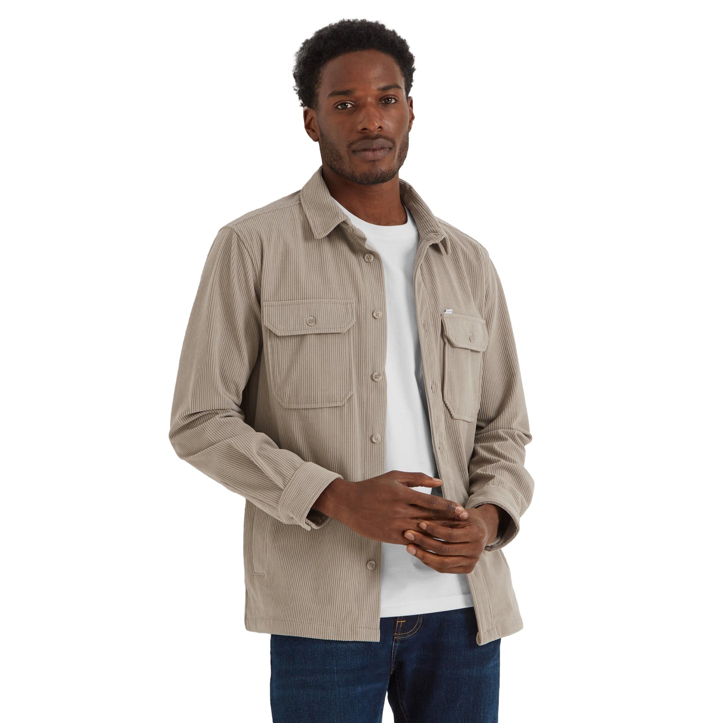 Dark Taupe - Side - TOG24 Mens Dante Shirt Jacket