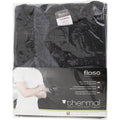 Black - Side - FLOSO Mens Thermal Underwear Short Sleeve Vest Top (Viscose Premium Range)