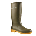 Green - Front - Dunlop Junior Dull Wellington Boots