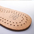 Bamboo Brown - Back - Leon Leather Insoles