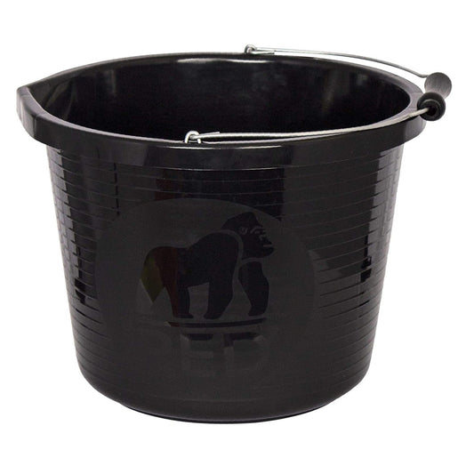 Black - Front - Red Gorilla Premium Bucket
